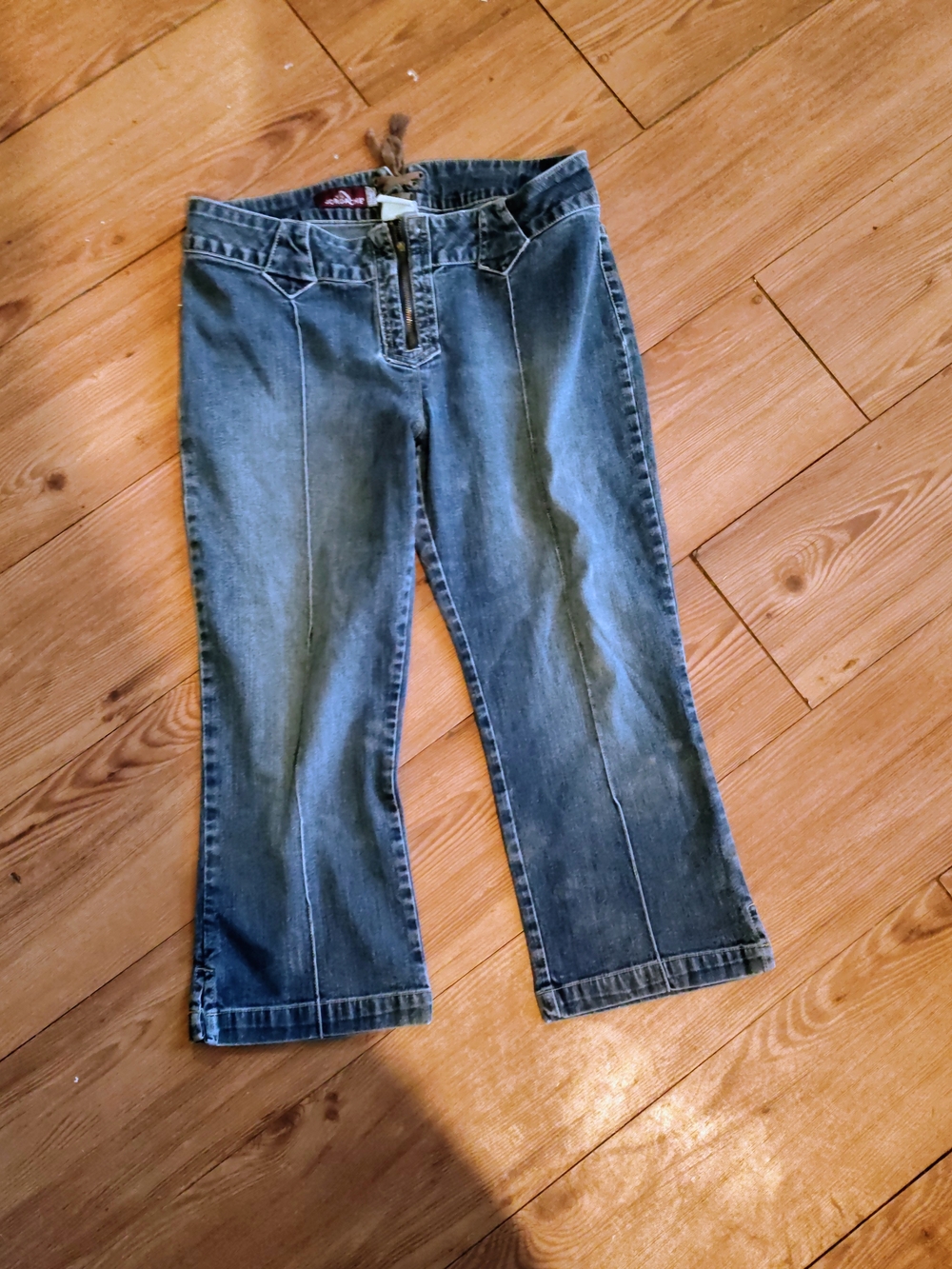 Jordache Blue Flared Wide-Leg Jeans Size 13/14